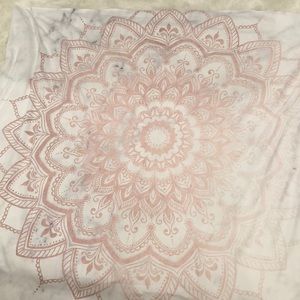 Pink and marble tapestry